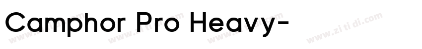 Camphor Pro Heavy字体转换 Camphor Pro Heavy字体转换